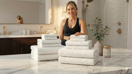 Silverthread White Bath Towel Bundle