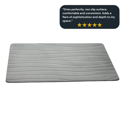 Quick-Dry Stone Bath Mat - Diatomaceous Earth - Latest Technology