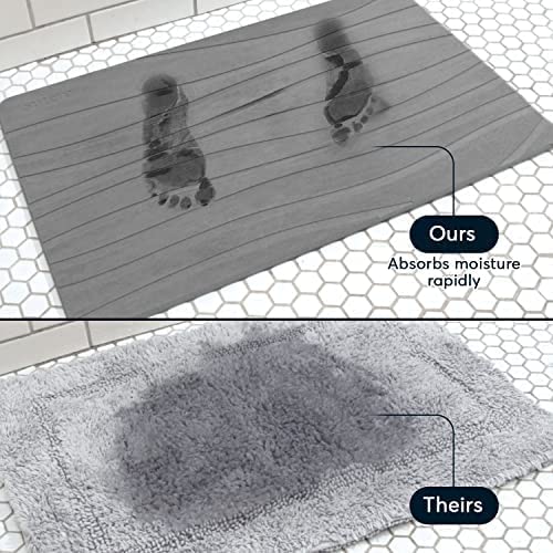 Quick-Dry Stone Bath Mat - Diatomaceous Earth - Latest Technology